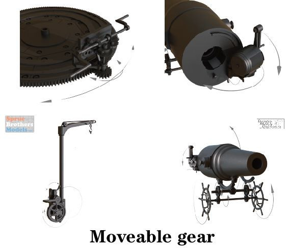 BDMBT030 1:35 Border Model IJA 280mm Howitzer Russo-Japanese War