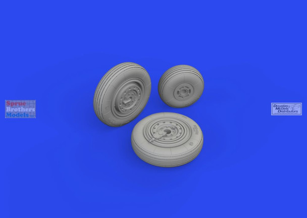 EDU648899 1:48 Eduard Brassin Print - MiG-17 Fresco Wheels (AMM kit)