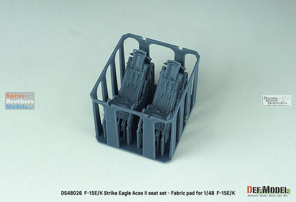 DEFDS48026 1:48 DEF Model F-15E Strike Eagle F-15K Aces II Ejection Seat Set (Fabric Pad)