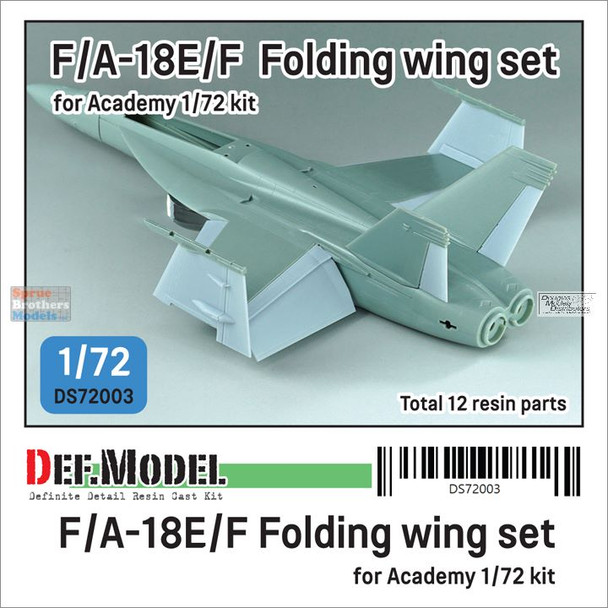DEFDS72003 1:72 DEF Model F-18E F-18F Super Hornet Folding Wing Set (ACA kit)