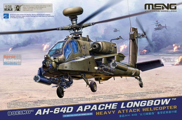 MNGQS004 1:35 Meng AH-64D Apache Longbow
