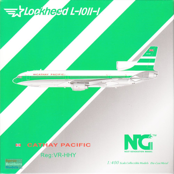 NGM31027 1:400 NG Model Cathay Pacific Lockheed L-1011-1 Reg #VR-HHY 'Union Jack' (pre-painted/pre-built)