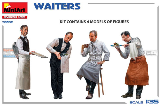 MIA38052 1:35 MiniArt Waiters (Figure Set)