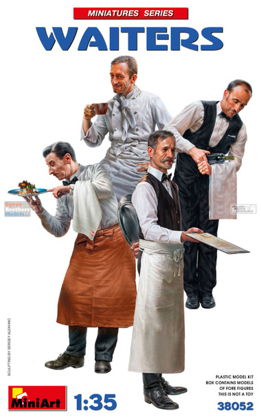 MIA38052 1:35 MiniArt Waiters (Figure Set)