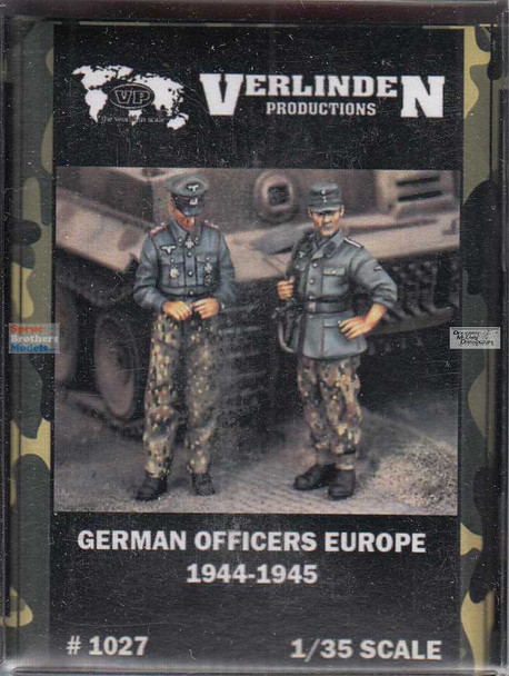 VERN1027 1:35 Verlinden German Officers Europe 1944-1945 (2 figures)