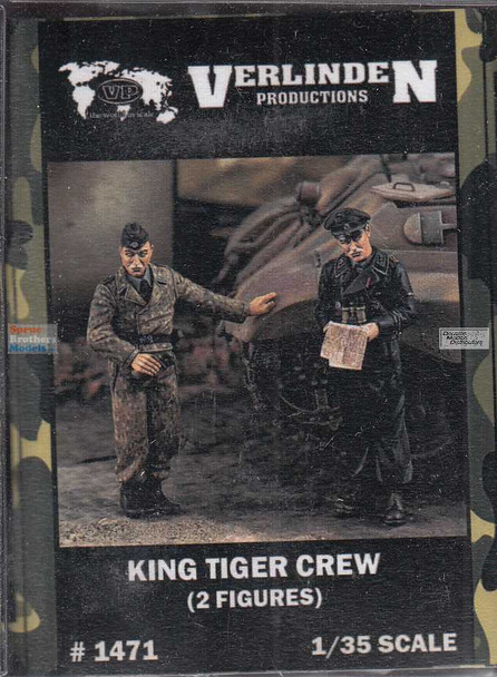 VERN1471 1:35 Verlinden King Tiger Crew (2 figures)