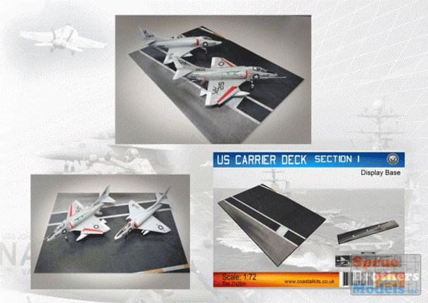 CKS0361-72 1:72 Coastal Kits Display Base - US Carrier Deck Section 1