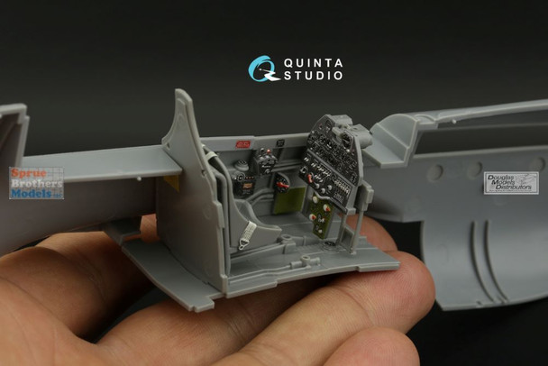 QTSQD32137 1:32 Quinta Studio Interior 3D Decal - P-40E P-40K Warhawk (HAS/EDU kit)