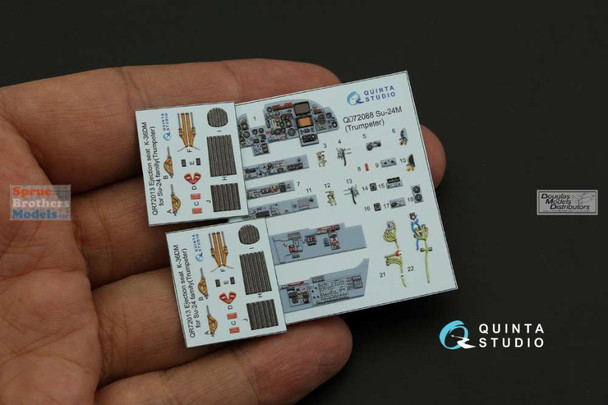 QTSQD72088 1:72 Quinta Studio Interior 3D Decal - Su-24M Fencer (TRP kit)