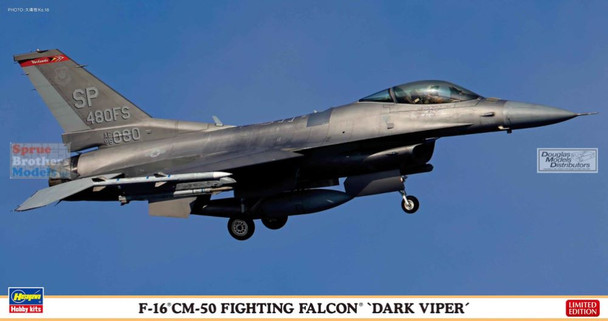 HAS07522 1:48 Hasegawa F-16CM-50 Falcon 'Dark Viper'