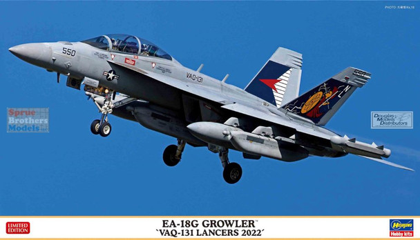 HAS02432 1:72 Hasegawa EA-18G Growler 'VAQ-131 Lancers 2022'