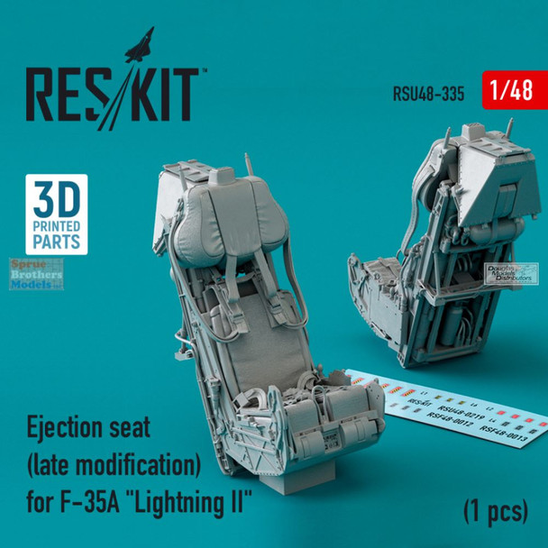 RESRSU480335U 1:48 ResKit F-35A Lightning II Late Ejection Seat