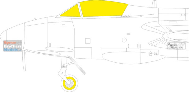 EDUEX987 1:48 Eduard Mask - Hunter FGA.9/FR.10/GA.11 TFACE (AFX kit)