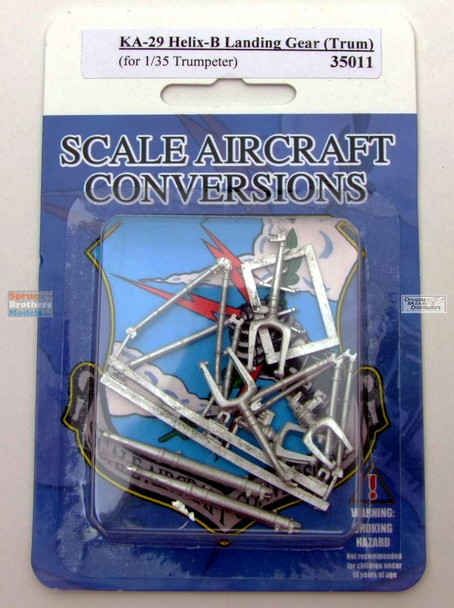 SAC35011 1:35 Scale Aircraft Conversions - Ka-29 Helix-B Landing Gear (TRP kit)