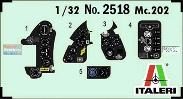 ITA2518 1:32 Italeri Macchi MC.202 Folgore