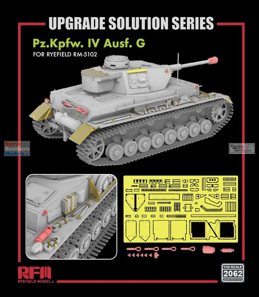 RFMRM2062 1:35 Rye Field Model Panzer Pz.Kpfw.IV Ausf.G Upgrade Set (RFM kit)