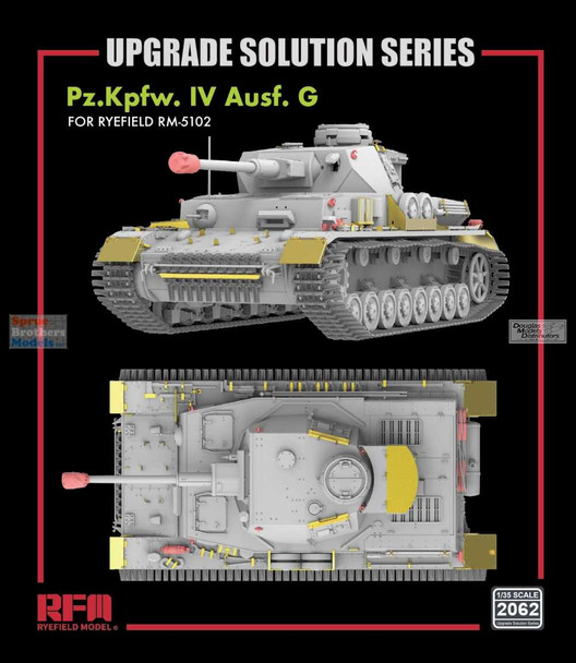 RFMRM2062 1:35 Rye Field Model Panzer Pz.Kpfw.IV Ausf.G Upgrade Set (RFM kit)