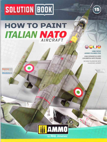 AMM6525 AMMO by Mig Solution Book - How To Paint Italian NATO Aircraft