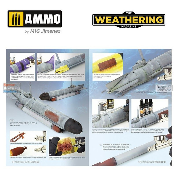 AMM4536 AMMO by Mig The Weathering Magazine #37 Airbrush 2.0