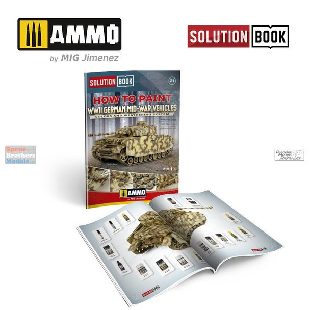 AMM7727 AMMO by Mig Solutions Box - WW2 German Mid-War Vehicles Colors and Weathering System
