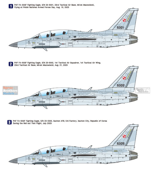 WPD14823 1:48 Wolfpack FA-50GF Fightning Eagle Polish Air Force Jet Fighter