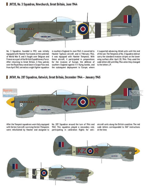 EDU84195 1:48 Eduard Weekend Edition - Tempest Mk.V Series 1