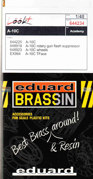 EDU644234 1:48 Eduard LookPlus - A-10C Thunderbolt II Detail Set (ACA kit)