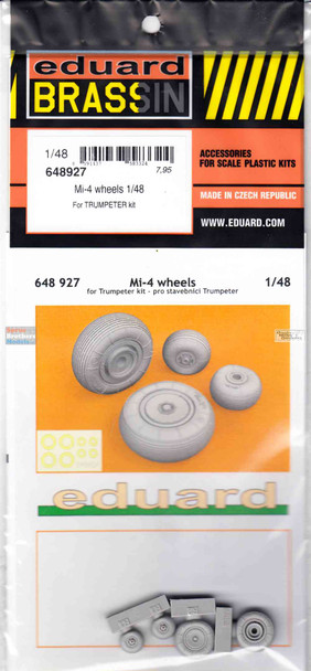 EDU648927 1:48 Eduard Brassin - Mi-4 Hound Wheels (TRP kit)