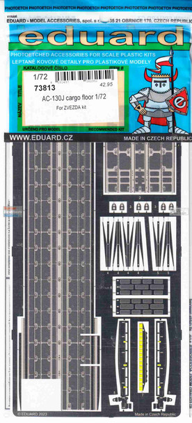 EDU73813 1:72 Eduard Color PE - AC-130J Ghostrider Cargo Floor (ZVE kit)