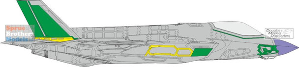 EDUCX654 1:72 Eduard Mask - F-35A Lightning II RAM Panels Early (TAM kit)