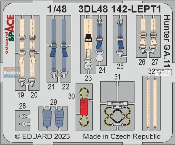 EDU3DL48142 1:48 Eduard SPACE - Hunter GA.11 (AFX kit)