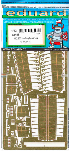 EDU32488 1:32 Eduard PE - Mc.202 Landing Flaps (ITA kit)