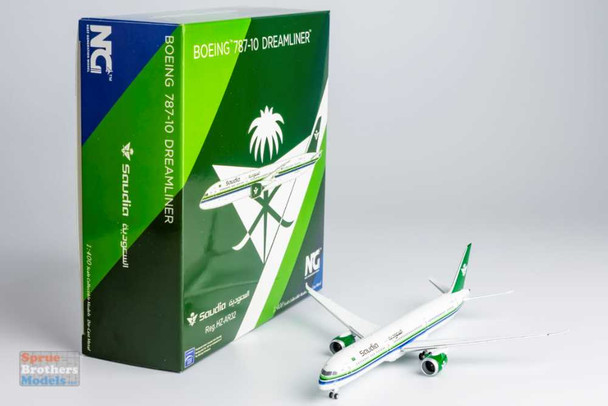 NGM56023 1:400 NG Model Saudi Arabian Airlines B787-10 Reg #HZ-AR32 (pre-painted/pre-built)