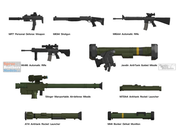 MGF2003 1:35 Magic Factory NATO Individual Weapons Set B
