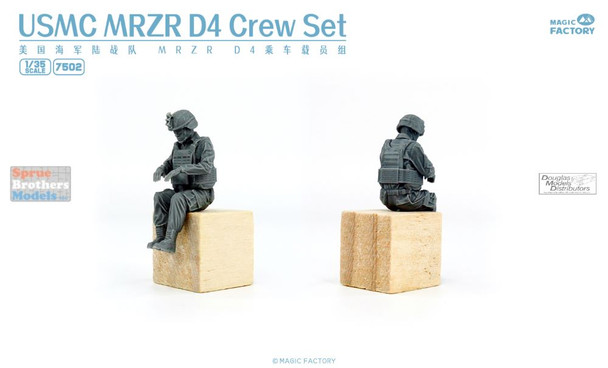 MGF7502 1:35 Magic Factory USMC MRZR D4 Crew Set