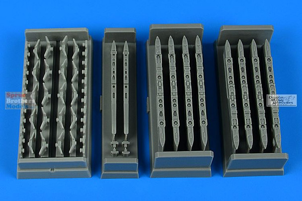 ARS4901 1:48 Aires Su-25 Frogfoot Wing Pylons (ZVE kit)