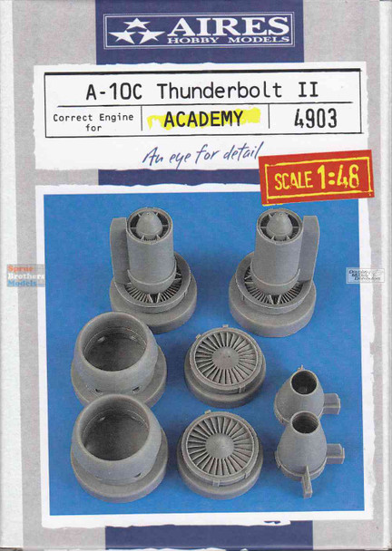 ARS4903 1:48 Aires A-10C Thunderbolt II Correct Engine (ACA kit)