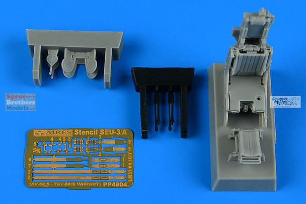 ARS4904 1:48 Aires AV-8A AV-8S Harrier (Stencil SEU-3/A) Ejection Seat