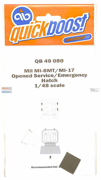 QBT49080 1:48 Quickboost Mi-8MT Mi-17 Hip Opened Service / Emergency Hatch (ZVE kit)