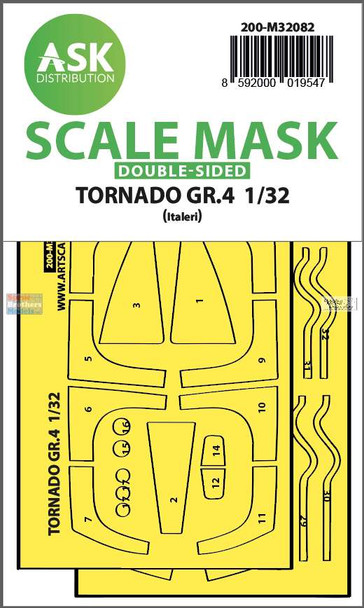 ASKM32082 1:32 ASK/Art Scale Double Sided Mask - Tornado GR.4 (ITA kit)