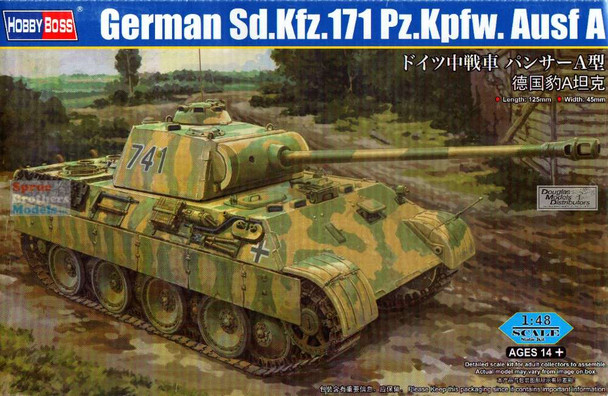 HBS84830 1:48 Hobby Boss Sd.Kfz.171 Panther Ausf.A