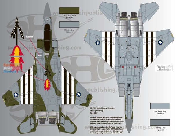 RAPSH48034 1:48 Speed Hunter Graphics - F-15E Strike Eagle 'Fourth But First'