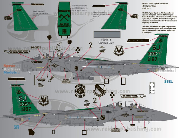 RAPSH48034 1:48 Speed Hunter Graphics - F-15E Strike Eagle 'Fourth But First'