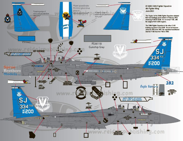 RAPSH48034 1:48 Speed Hunter Graphics - F-15E Strike Eagle 'Fourth But First'