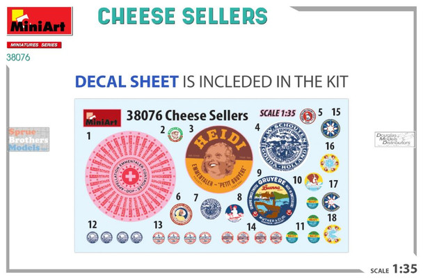 MIA38076 1:35 MiniArt Cheese Sellers