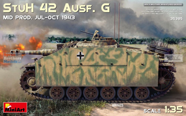 MIA35385 1:35 Miniart StuH 42 Ausf.G Mid Production July-October 1943