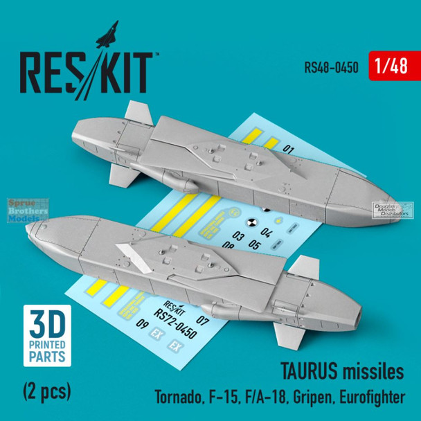 RESRS480450 1:48 ResKit Taurus Missiles