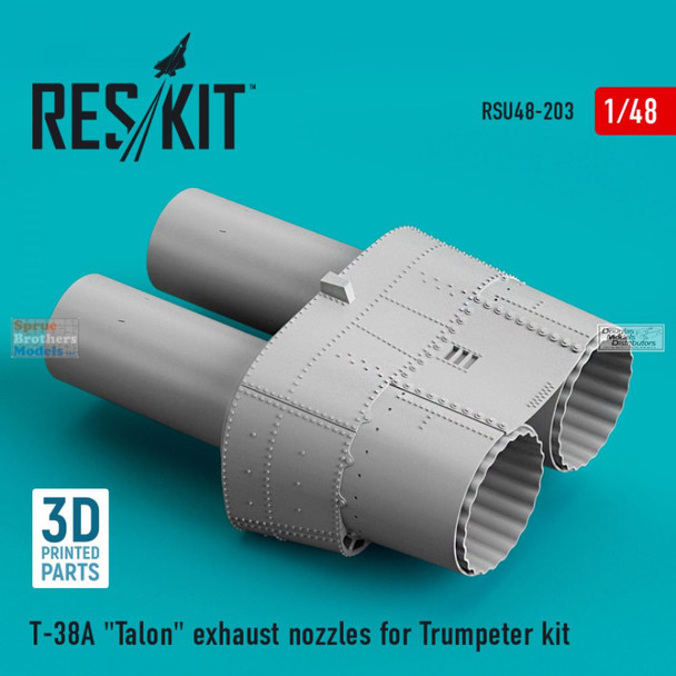 RESRSU480203U 1:48 ResKit T-38A Talon Exhaust Nozzles (TRP kit)