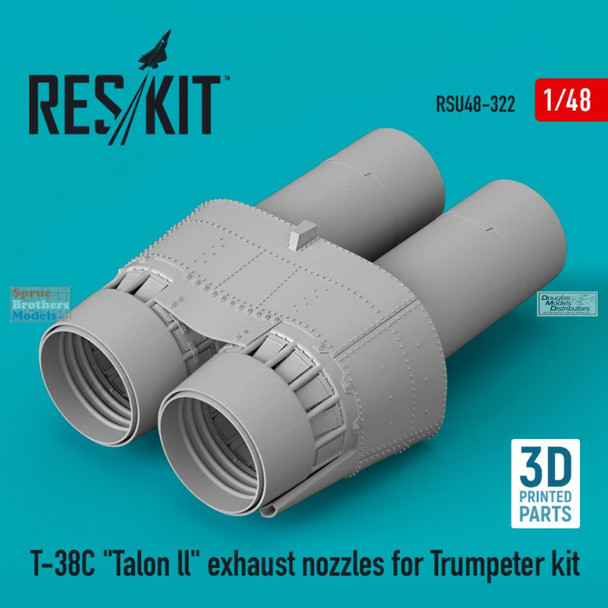 RESRSU480322U 1:48 ResKit T-38C Talon Exhaust Nozzles (TRP kit)