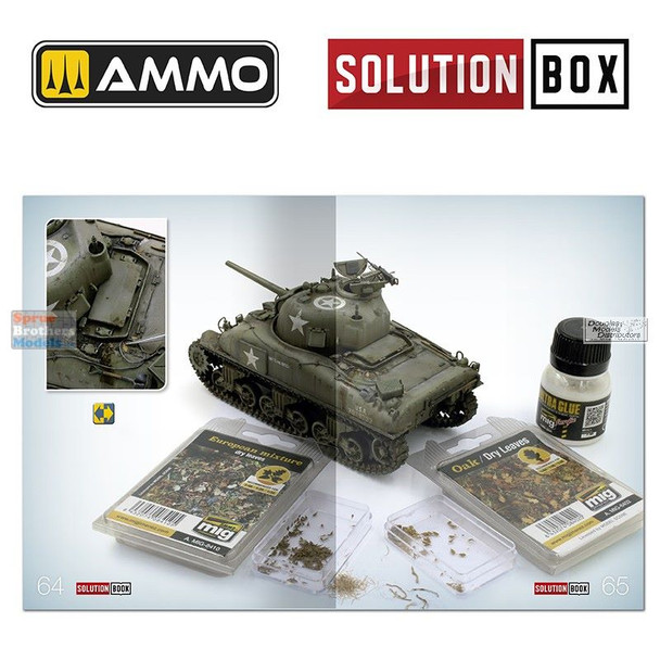 AMM7728 AMMO by Mig Solutions Box - WW2 USA ETO Colors and Weathering System